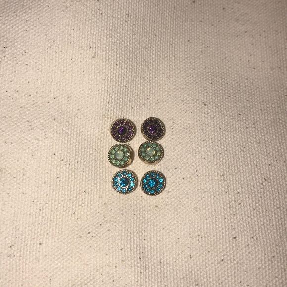 GEMSTONE EARRINGS - Picture 1 of 3